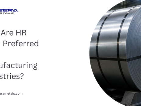 HR steel coil used in manufacturing industries for structural fabrication, machinery, automotive, and industrial applications.