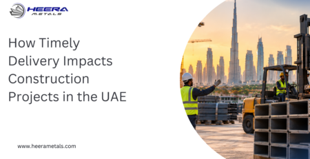 timely steel delivery in UAE construction