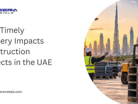 timely steel delivery in UAE construction