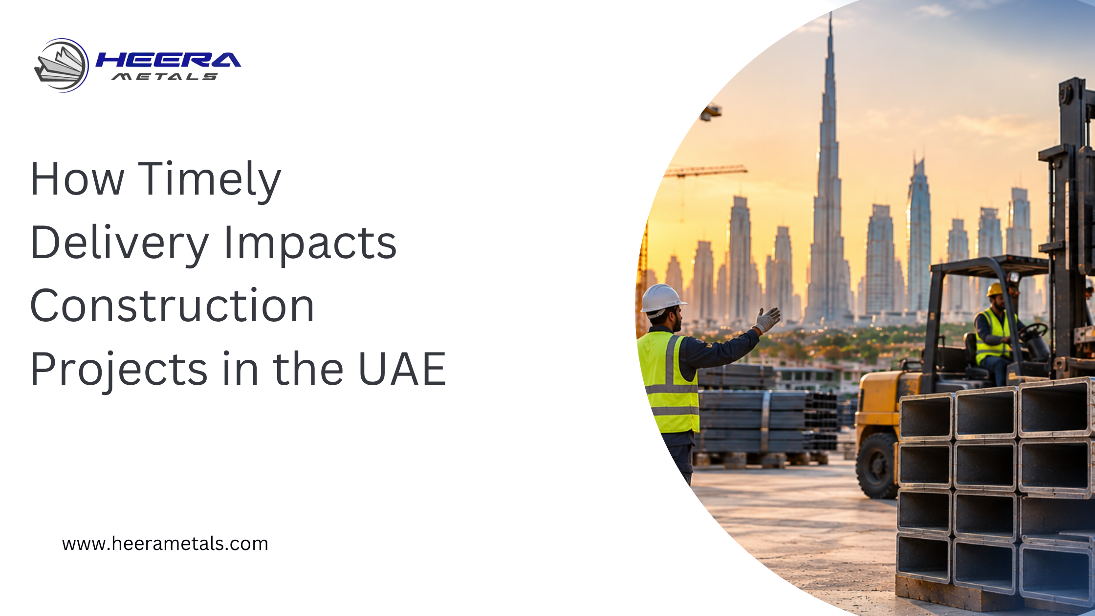 timely steel delivery in UAE construction